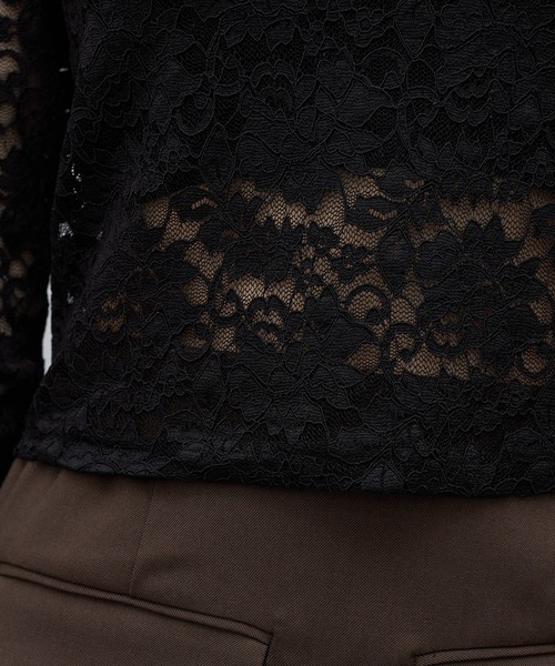 Lui's（ルイス）の「【cierio/シエリオ】 レースカットソー（Tシャツ/カットソー・レディース・ホワイト/ブラック・FREE）」の8枚目の写真