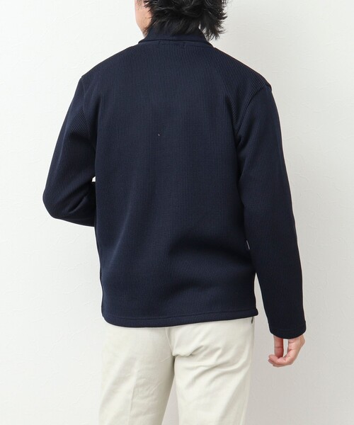 NOLLEY'S goodman(ノーリーズグッドマン)の「クォーターゲージ ショールカラーカーディガン(カーディガン/ボレロ・メンズ・サックスブルー/ダークネイビー/ベージュ・M/L/S)」の3枚目の写真