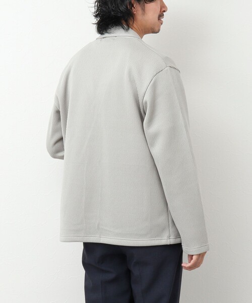 NOLLEY'S goodman(ノーリーズグッドマン)の「クォーターゲージ ショールカラーカーディガン(カーディガン/ボレロ・メンズ・サックスブルー/ダークネイビー/ベージュ・M/L/S)」の15枚目の写真