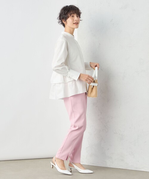 NOLLEY’S Sophi（ノーリーズソフィ）の「ペプラムシャツブラウス（シャツ/ブラウス・レディース・ホワイト/サックスブルー/イエロー・38）」の11枚目の写真