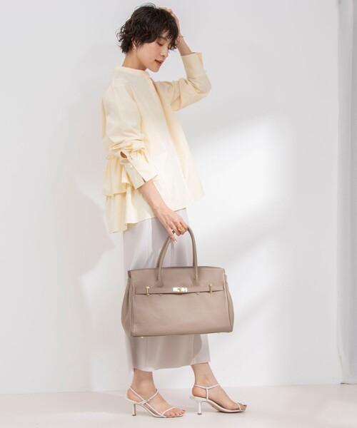 NOLLEY’S Sophi（ノーリーズソフィ）の「ペプラムシャツブラウス（シャツ/ブラウス・レディース・ホワイト/サックスブルー/イエロー・38）」の20枚目の写真