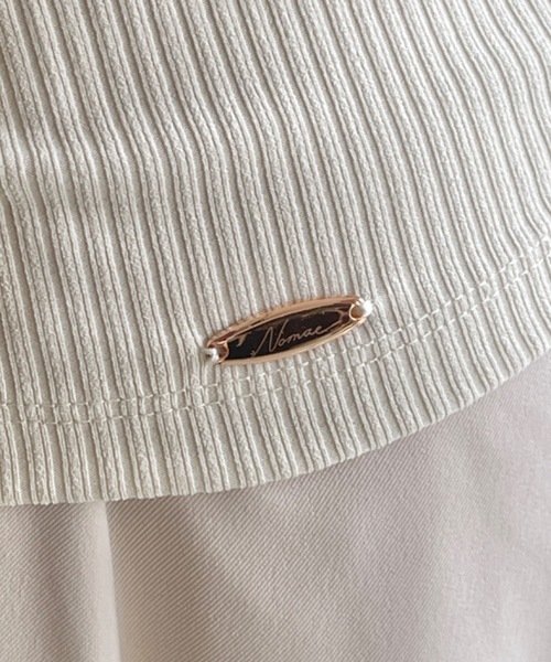 NOMAE(ノーマエ)の「【再入荷】シアーリボンキャミ / カップ付き(キャミソール・レディース・ブラック/アイボリー/ピンク・FREE)」の9枚目の写真