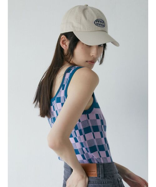 MURUA（ムルーア）の「ジオメタンクトップ（タンクトップ・レディース・ブラック/レッド/ピンク・FREE）」の9枚目の写真