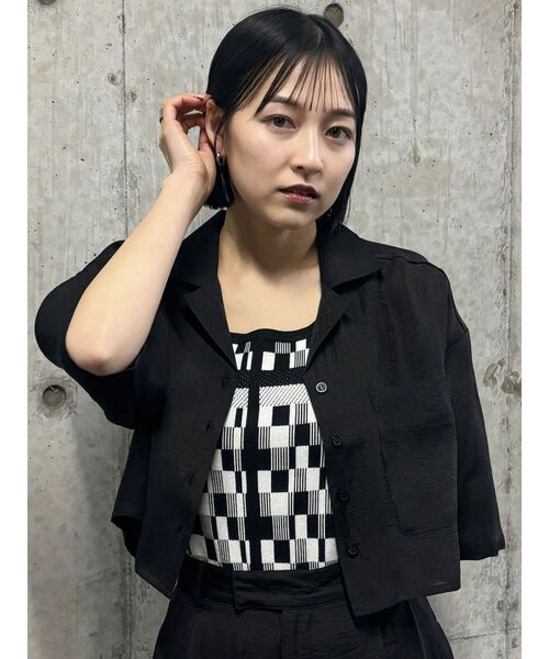 MURUA（ムルーア）の「ジオメタンクトップ（タンクトップ・レディース・ブラック/レッド/ピンク・FREE）」の18枚目の写真