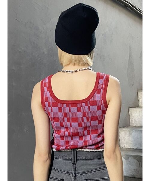 MURUA（ムルーア）の「ジオメタンクトップ（タンクトップ・レディース・ブラック/レッド/ピンク・FREE）」の22枚目の写真