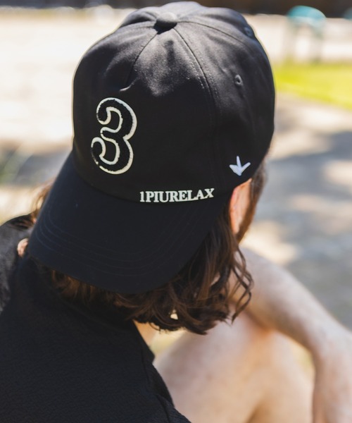 1piu1uguale3 RELAX（ウノピュウノウグァーレトレリラックス）の「【当店独占販売】 1PIU1UGUALE3 RELAX 3ワッペン キャップ（キャップ・メンズ・ブラック・-）」の8枚目の写真