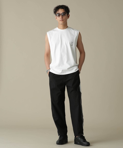 NANO universe(ナノユニバース)の「「NJ/CLUB」PARKSTOCK ベーシックタンクトップ(タンクトップ・メンズ・ホワイト/ブラック/ネイビー/グレー/オレンジ・S/M/L)」の11枚目の写真