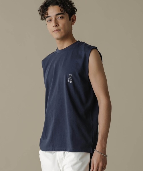NANO universe(ナノユニバース)の「「NJ/CLUB」PARKSTOCK ベーシックタンクトップ(タンクトップ・メンズ・ホワイト/ブラック/ネイビー/グレー/オレンジ・S/M/L)」の22枚目の写真