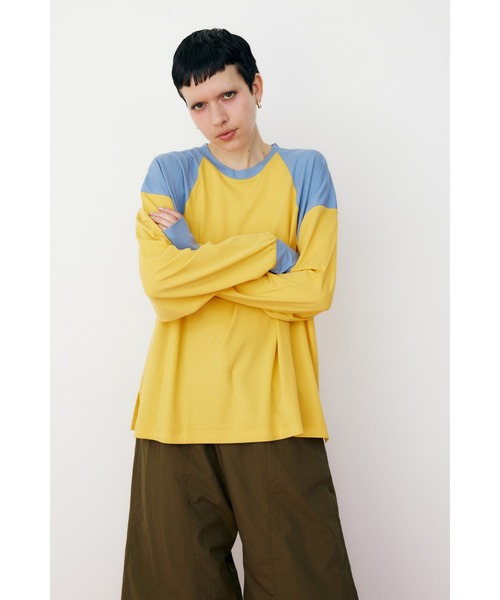 【セール】Bicolor tops バイカラートップス（Tシャツ/カットソー）｜HeRIN.CYE（ヘリンドットサイ）