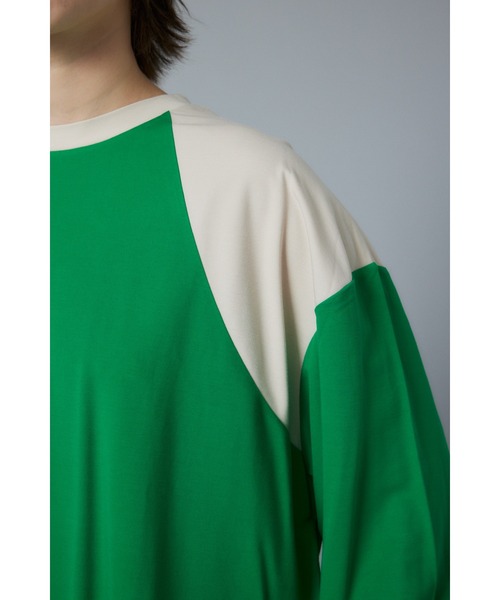 【セール】Bicolor tops バイカラートップス（Tシャツ/カットソー）｜HeRIN.CYE（ヘリンドットサイ）