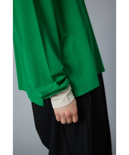 【セール】Bicolor tops バイカラートップス（Tシャツ/カットソー）｜HeRIN.CYE（ヘリンドットサイ）