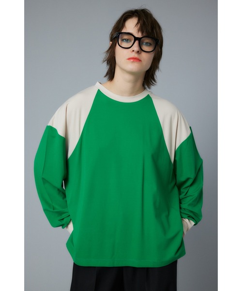 【セール】Bicolor tops バイカラートップス（Tシャツ/カットソー）｜HeRIN.CYE（ヘリンドットサイ）