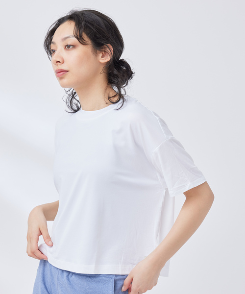 Vuori（ヴオリ）の「【VUORI 】Energy Tee エナジーTシャツ（Tシャツ/カットソー・レディース・ブルー系その他4/ブラック系その他/ホワイト・S）」の2枚目の写真