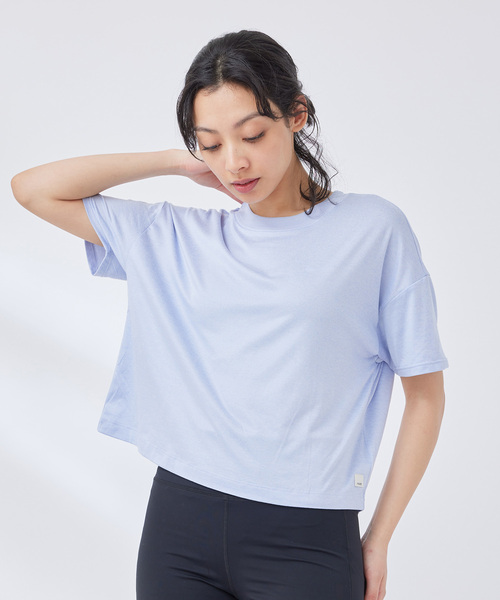 Vuori（ヴオリ）の「【VUORI 】Energy Tee エナジーTシャツ（Tシャツ/カットソー・レディース・ブルー系その他4/ブラック系その他/ホワイト・S）」の3枚目の写真