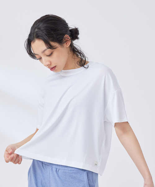 Vuori（ヴオリ）の「【VUORI 】Energy Tee エナジーTシャツ（Tシャツ/カットソー・レディース・ブルー系その他4/ブラック系その他/ホワイト・S）」の4枚目の写真