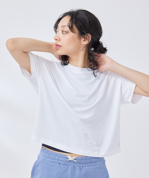 Vuori（ヴオリ）の「【VUORI 】Energy Tee エナジーTシャツ（Tシャツ/カットソー・レディース・ブルー系その他4/ブラック系その他/ホワイト・S）」の5枚目の写真