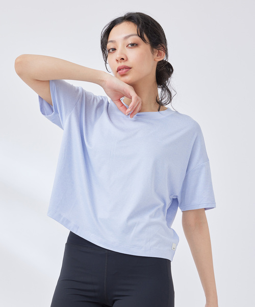 Vuori（ヴオリ）の「【VUORI 】Energy Tee エナジーTシャツ（Tシャツ/カットソー・レディース・ブルー系その他4/ブラック系その他/ホワイト・S）」の8枚目の写真