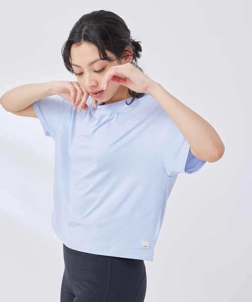 Vuori（ヴオリ）の「【VUORI 】Energy Tee エナジーTシャツ（Tシャツ/カットソー・レディース・ブルー系その他4/ブラック系その他/ホワイト・S）」の9枚目の写真