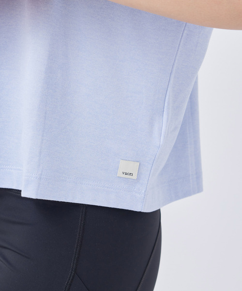 Vuori（ヴオリ）の「【VUORI 】Energy Tee エナジーTシャツ（Tシャツ/カットソー・レディース・ブルー系その他4/ブラック系その他/ホワイト・S）」の17枚目の写真