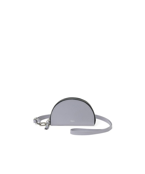 Epoi（エポイ）の「Tools ツールズ ストラップ付き ハーフサークルケース（財布・レディース・グレイッシュベージュ/ライトパープル/ライトグリーン/ブラック/フューシャピンク/ダークグレー/オレンジ・FREE）」の5枚目の写真
