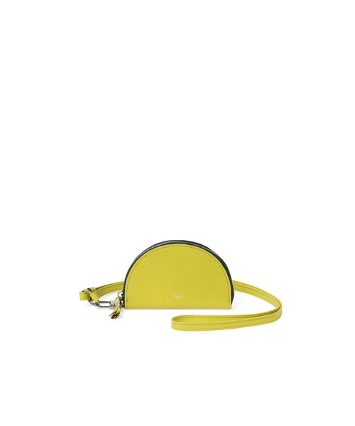 Epoi（エポイ）の「Tools ツールズ ストラップ付き ハーフサークルケース（財布・レディース・グレイッシュベージュ/ライトパープル/ライトグリーン/ブラック/フューシャピンク/ダークグレー/オレンジ・FREE）」の4枚目の写真