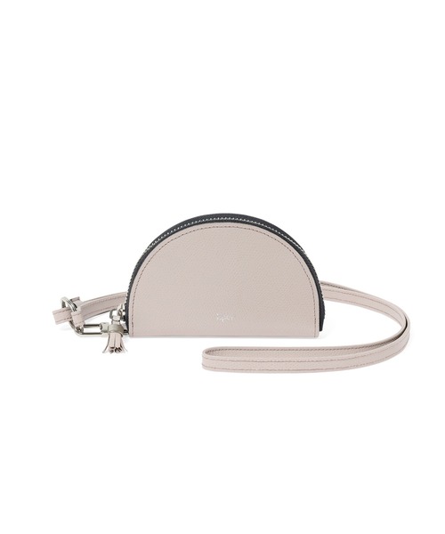 Epoi（エポイ）の「Tools ツールズ ストラップ付き ハーフサークルケース（財布・レディース・グレイッシュベージュ/ライトパープル/ライトグリーン/ブラック/フューシャピンク/ダークグレー/オレンジ・FREE）」の11枚目の写真