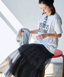 coen | ピグメントアソートロゴプリントTシャツ(Tシャツ/カットソー)