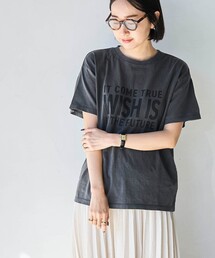 ピグメントアソートロゴプリントTシャツ