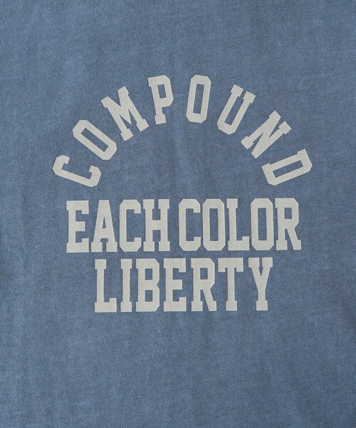 coen（コーエン）の「ピグメントアソートロゴプリントTシャツ（Tシャツ/カットソー・レディース・オフホワイト/ダークグレー/ネイビー・M/L）」の8枚目の写真