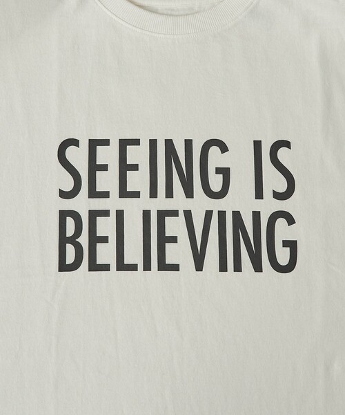 coen（コーエン）の「ピグメントアソートロゴプリントTシャツ（Tシャツ/カットソー・レディース・オフホワイト/ダークグレー/ネイビー・M/L）」の10枚目の写真