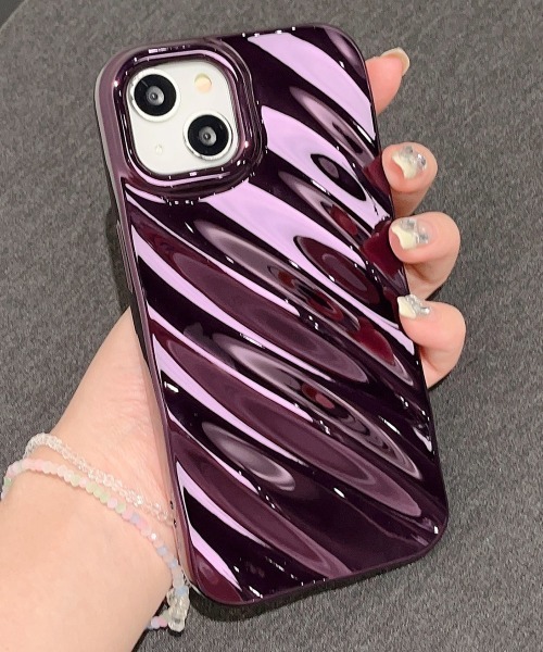 Amazon.co.jp: DUEDUE iPhone 12 mini ケース 波状のバンパー