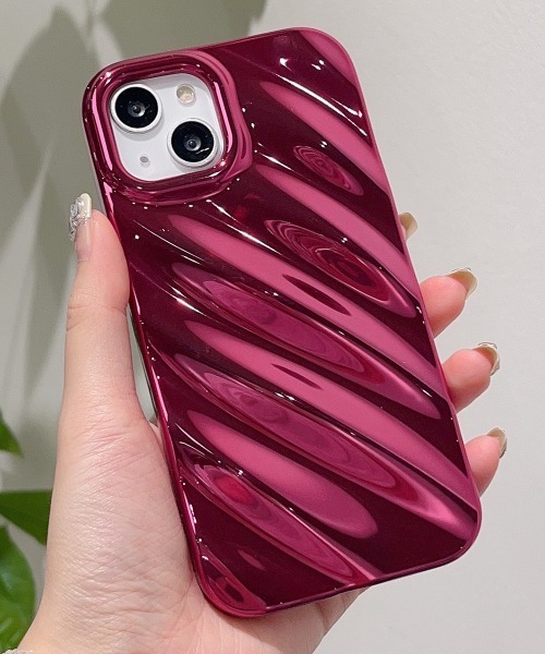 新品　未使用　iPhone15proケース　ミラー　ピンク iPhone15Proケース Oval D Clear ピンクメタリック – MiraiSell