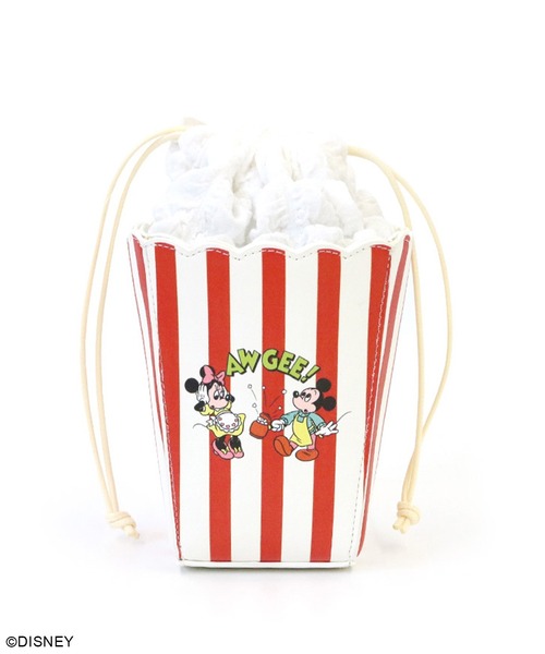 ディズニーワールド　ポップコーン　デザイン　ポーチ Disney（ディズニー）の「ディズニー ポップコーンポーチ