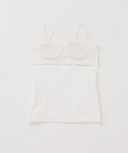 VERMEIL par iena(ヴェルメイユパーイエナ)の「Minimal bare bra top(その他アンダーウェア/インナー・レディース・ブラック/ホワイト・36/38)」の14枚目の写真