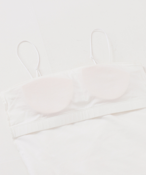 VERMEIL par iena(ヴェルメイユパーイエナ)の「Minimal bare bra top(その他アンダーウェア/インナー・レディース・ブラック/ホワイト・36/38)」の15枚目の写真