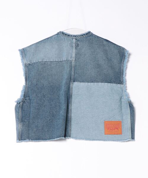 RODEO CROWNS WIDE BOWL（ロデオクラウンズワイドボウル）の「リメイクデニムベスト（ベスト・レディース・ブルー・FREE）」の8枚目の写真