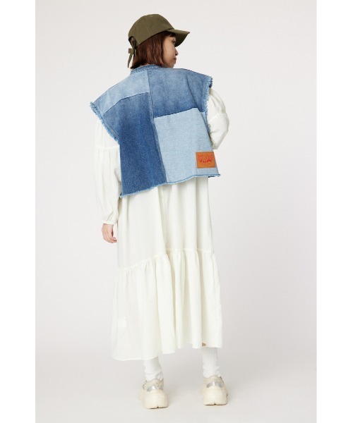 RODEO CROWNS WIDE BOWL（ロデオクラウンズワイドボウル）の「リメイクデニムベスト（ベスト・レディース・ブルー・FREE）」の11枚目の写真