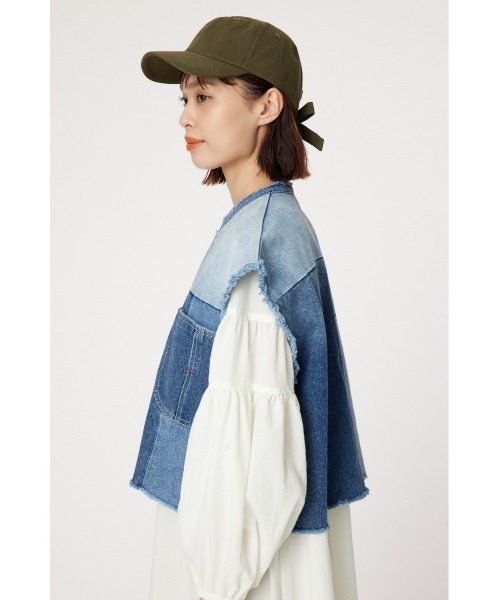 RODEO CROWNS WIDE BOWL（ロデオクラウンズワイドボウル）の「リメイクデニムベスト（ベスト・レディース・ブルー・FREE）」の13枚目の写真