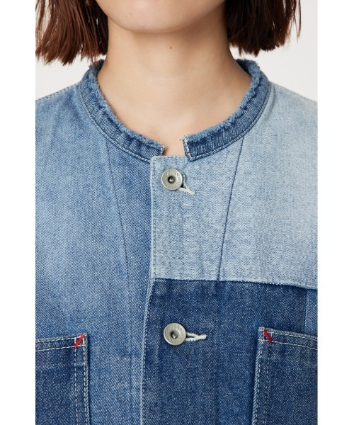 RODEO CROWNS WIDE BOWL（ロデオクラウンズワイドボウル）の「リメイクデニムベスト（ベスト・レディース・ブルー・FREE）」の3枚目の写真