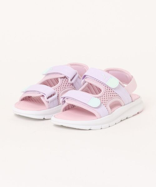PUMA(プーマ)の「《PUMA》プーマ エボルブ サンダル PS(サンダル・キッズ・ブラック/ターコイズブルー/ローズ系/ブルー系その他/ピンク系その他・17.5cm/18.5cm/19.0cm/20.0cm/21.0cm/17.0cm)」の5枚目の写真