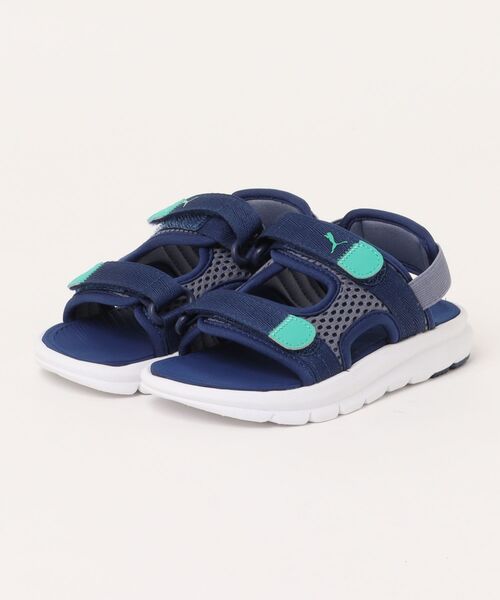 PUMA(プーマ)の「《PUMA》プーマ エボルブ サンダル PS(サンダル・キッズ・ブラック/ターコイズブルー/ローズ系/ブルー系その他/ピンク系その他・17.5cm/18.5cm/19.0cm/20.0cm/21.0cm/17.0cm)」の4枚目の写真