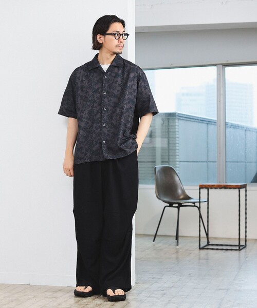 B:MING by BEAMS(ビーミングバイビームス)の「B:MING by BEAMS / リネン ミリタリー オーバー パンツ(その他パンツ・メンズ・オリーブ/ブラック・SMALL/MEDIUM/LARGE/X-LARGE)」の7枚目の写真