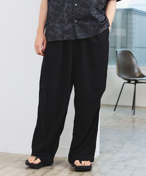 B:MING by BEAMS(ビーミングバイビームス)の「B:MING by BEAMS / リネン ミリタリー オーバー パンツ(その他パンツ・メンズ・オリーブ/ブラック・SMALL/MEDIUM/LARGE/X-LARGE)」の9枚目の写真