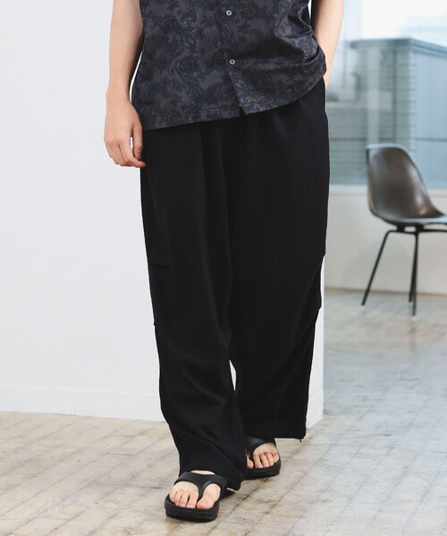 B:MING by BEAMS(ビーミングバイビームス)の「B:MING by BEAMS / リネン ミリタリー オーバー パンツ(その他パンツ・メンズ・オリーブ/ブラック・SMALL/MEDIUM/LARGE/X-LARGE)」の11枚目の写真