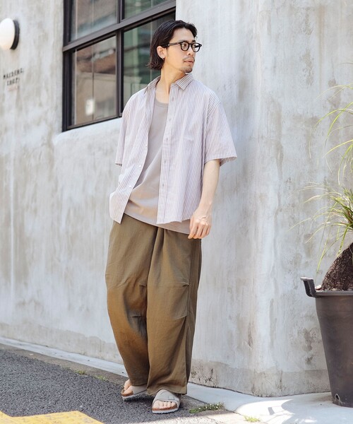 B:MING by BEAMS(ビーミングバイビームス)の「B:MING by BEAMS / リネン ミリタリー オーバー パンツ(その他パンツ・メンズ・オリーブ/ブラック・SMALL/MEDIUM/LARGE/X-LARGE)」の13枚目の写真