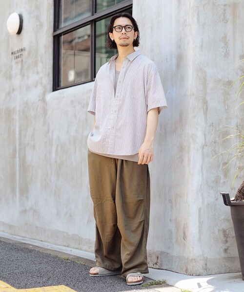 B:MING by BEAMS(ビーミングバイビームス)の「B:MING by BEAMS / リネン ミリタリー オーバー パンツ(その他パンツ・メンズ・オリーブ/ブラック・SMALL/MEDIUM/LARGE/X-LARGE)」の14枚目の写真