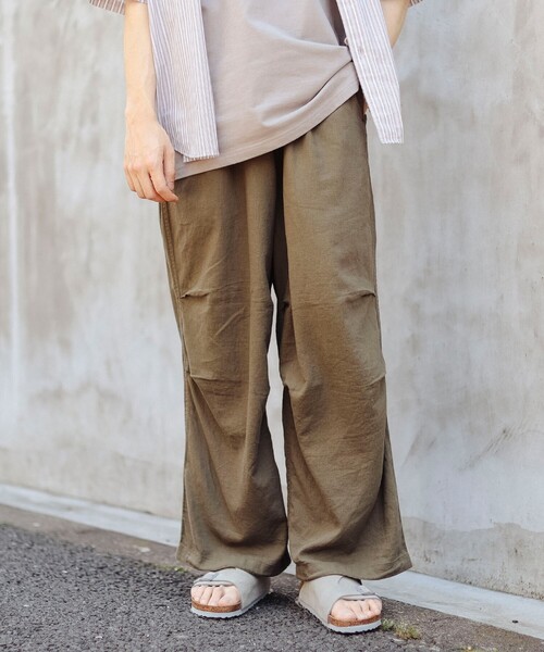 B:MING by BEAMS(ビーミングバイビームス)の「B:MING by BEAMS / リネン ミリタリー オーバー パンツ(その他パンツ・メンズ・オリーブ/ブラック・SMALL/MEDIUM/LARGE/X-LARGE)」の15枚目の写真