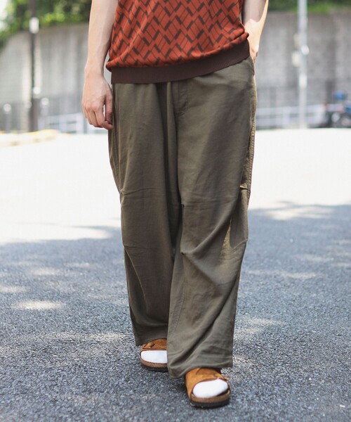 B:MING by BEAMS(ビーミングバイビームス)の「B:MING by BEAMS / リネン ミリタリー オーバー パンツ(その他パンツ・メンズ・オリーブ/ブラック・SMALL/MEDIUM/LARGE/X-LARGE)」の20枚目の写真