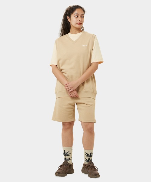 HUF（ハフ）の「OG LOGO FLEECE VEST / HUF ハフ ベスト 刺繍ロゴ（ベスト・メンズ・アッシュグレー/ブラック/ベージュ/ライム・SMALL/MEDIUM/LARGE/X-LARGE）」の18枚目の写真