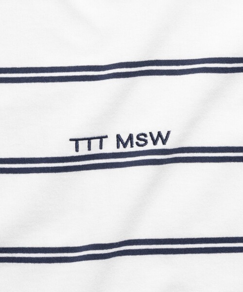 TTT MSW XL ネイビー/ホワイト ボーダー Tシャツ TTT MSW XL ネイビー/ホワイト ボーダー Tシャツ - メルカリ
